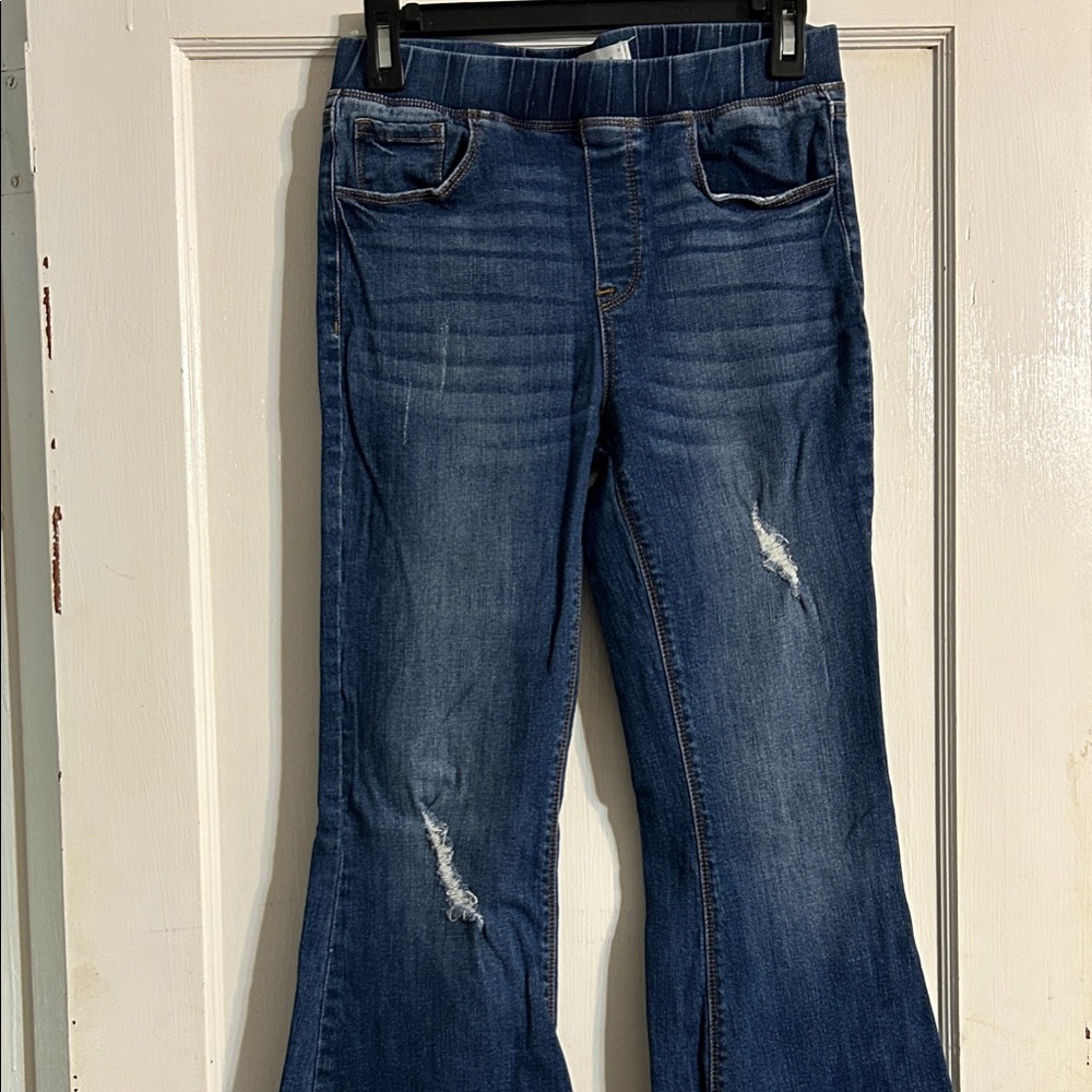 Classic Blue Flare Jeans for Women- Boutique